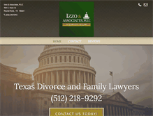 Tablet Screenshot of familylawyeraustintx.com